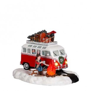 Ski Trip, Battery Operated. Adapter Ready, 12cm Tall Ski Trip, Battery Operated. Adapter Ready, 12cm Tall