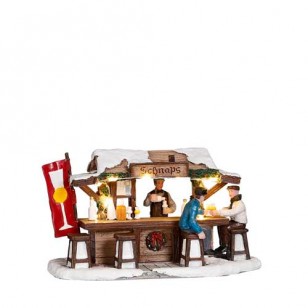 Schnaps Market. Battery Operated, Adapter Ready, h9cm