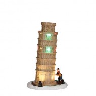 Luville Leaning Tower of Pisa, Battery Operated, Adapter Ready - h21