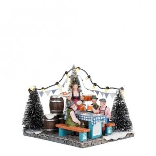 Biergarten, Battery Operated, Adapter Ready -h10cm