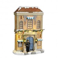 Stratford Police Station, Facade, Battery Operated, Adapter Ready, h26.5cm