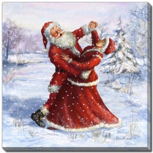 Christmas Waltz 24 x 24"