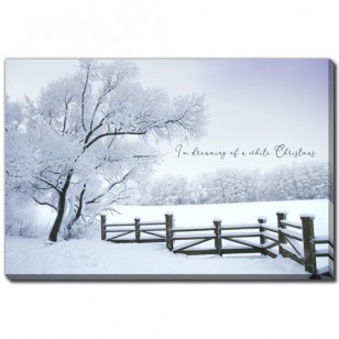 Dreaming of a White Christmas, 22 x 28"