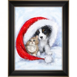 Under Santa's Hat 12 x 16"