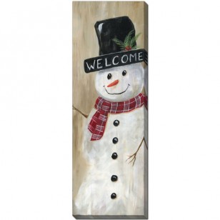 Welcome Snowman 12 x 36