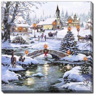 Icy Lights, LED Lighted, 16 x 16" Icy Lights, LED Lighted, 16 x 16"