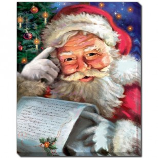Letter to Santa 16 x 20". LED Lighted