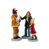 FIREMAN TO THE RESCUE, SET OF 3